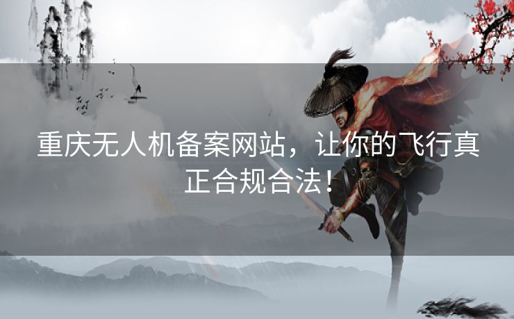 重庆无人机备案网站，让你的飞行真正合规合法！