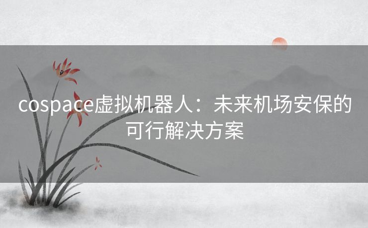 cospace虚拟机器人：未来机场安保的可行解决方案