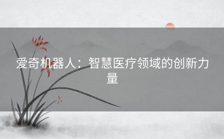 爱奇机器人：智慧医疗领域的创新力量